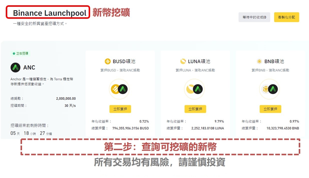 币安ICO如何参加？以币安Binance交易所LaunchPad为例