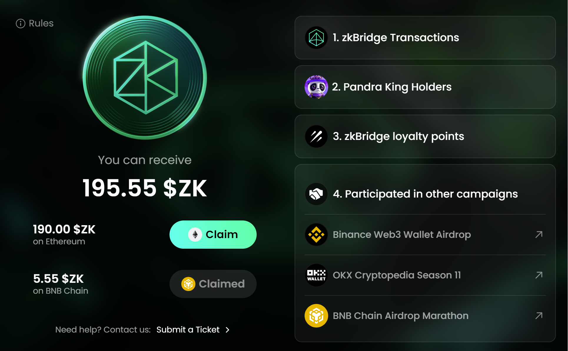 我的加密货币空投收益