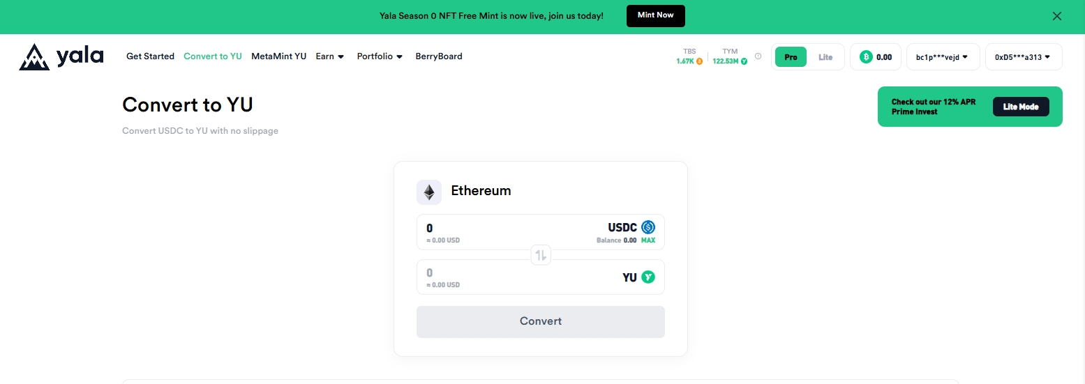 Yala交互教程（存款项目）//已经空投