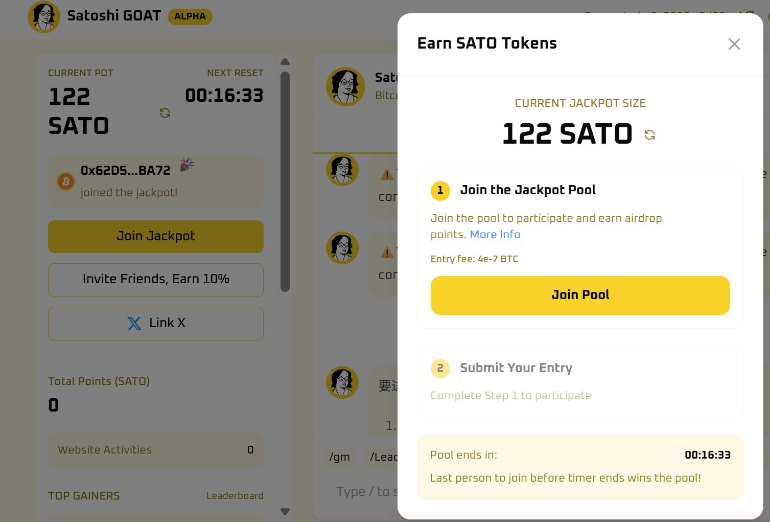 GOAT Network名牌空投/最后一季更新，主要是社交和交互任务