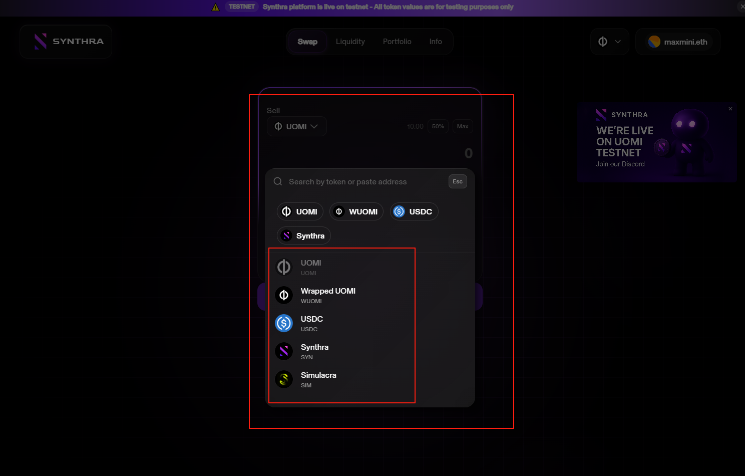 AI 代理Uomi测试网交互教程-9月10号Teg