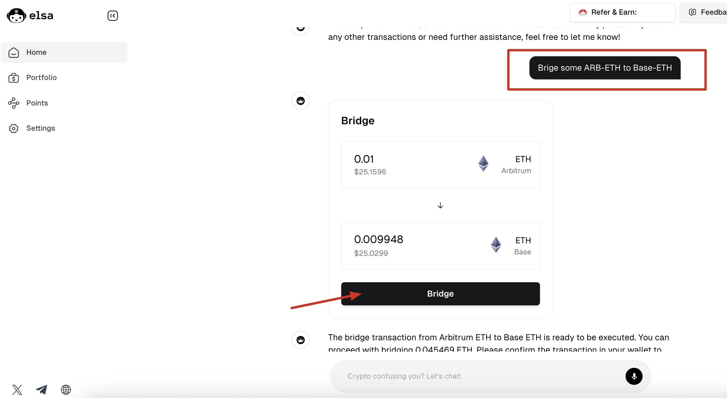 DeFAI项目-HeyElsa 教程