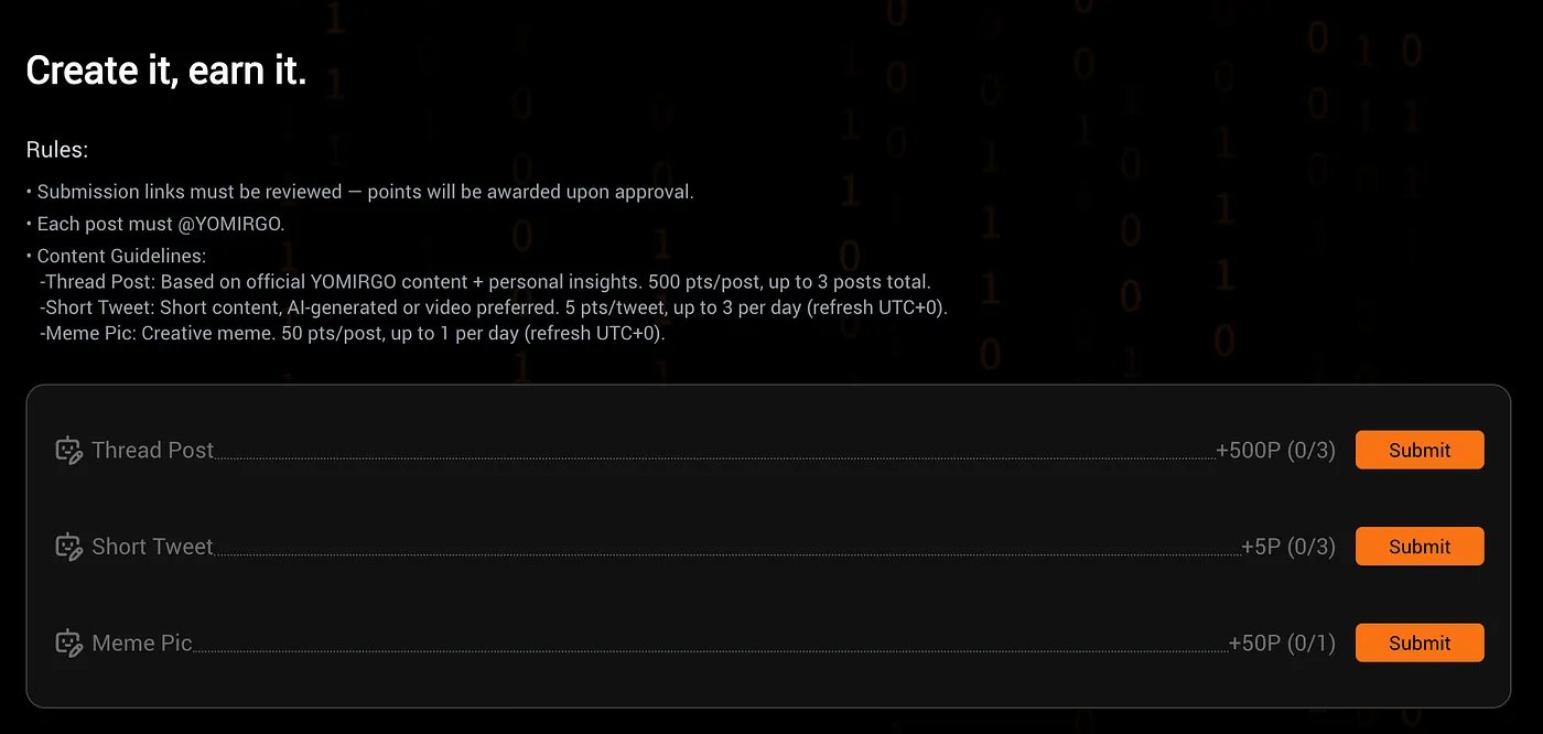 Yomirgo 项目空投教程-10月空投